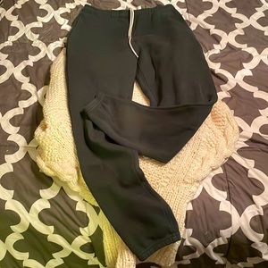 Muttonhead sweatpants. Forest green. Good condition.